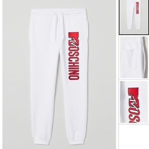 MOSCHINO [TV] H&M white joggers brand new